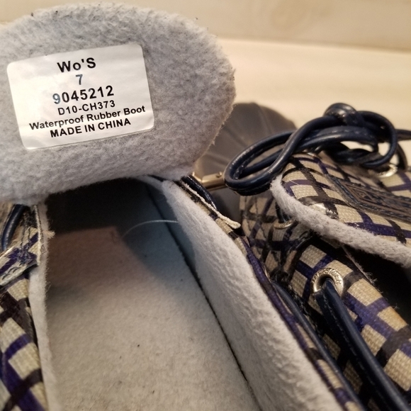 {7} Sperry Top-Sider Navy Waterproof Duck Boot Women's Slip On - Picture 8 of 10